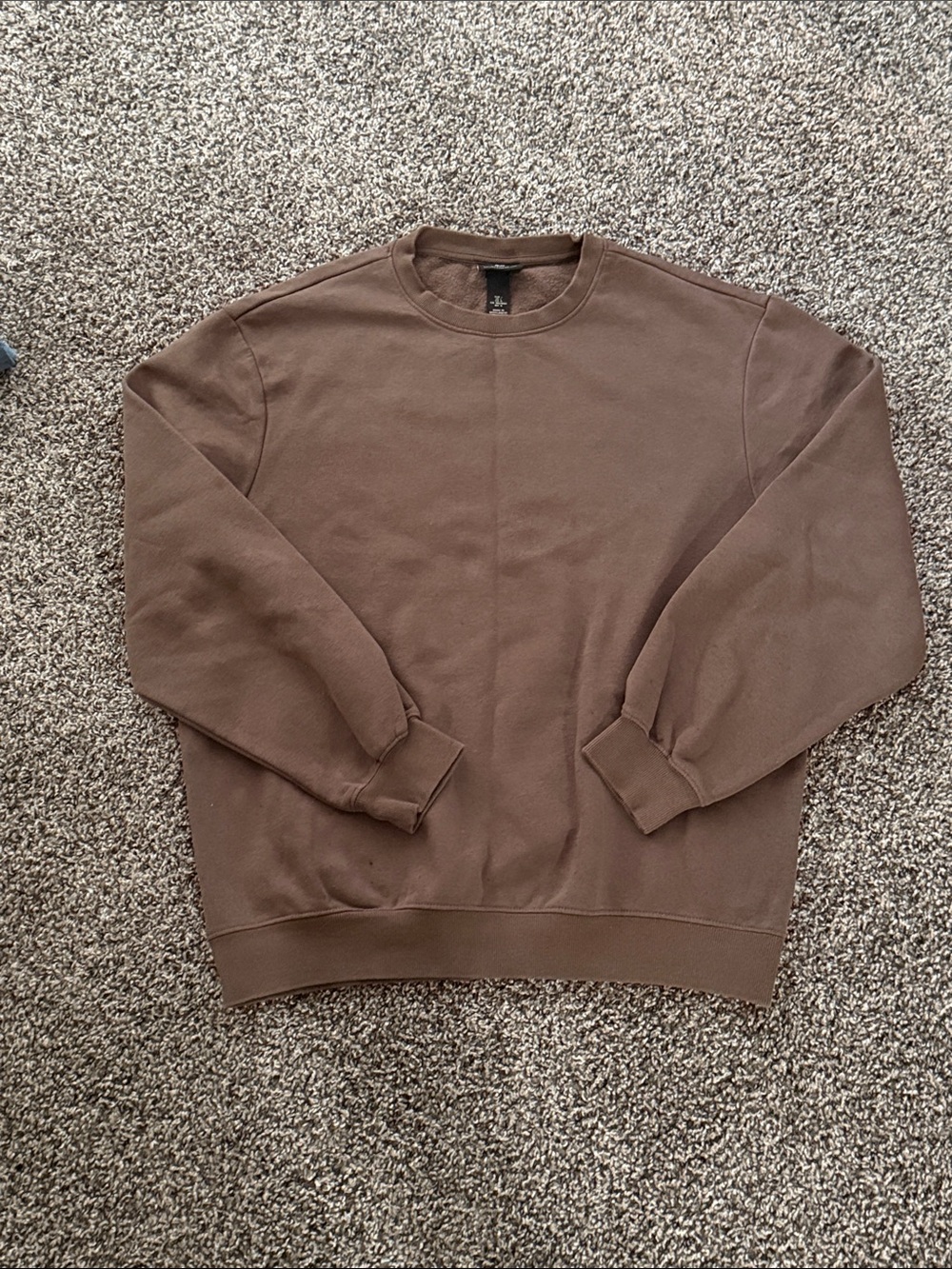 H&M Men's Brown Crewneck Sweatshirt
